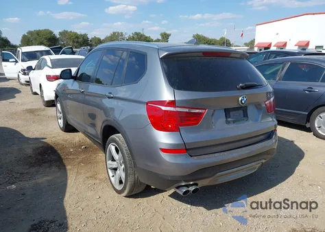 2017 BMW X3 Sdrive28I from USA, damaged, VIN 5UXWZ7C31H0V89410